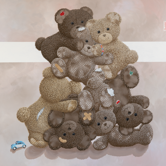 Love makes the heart grow - plakat 